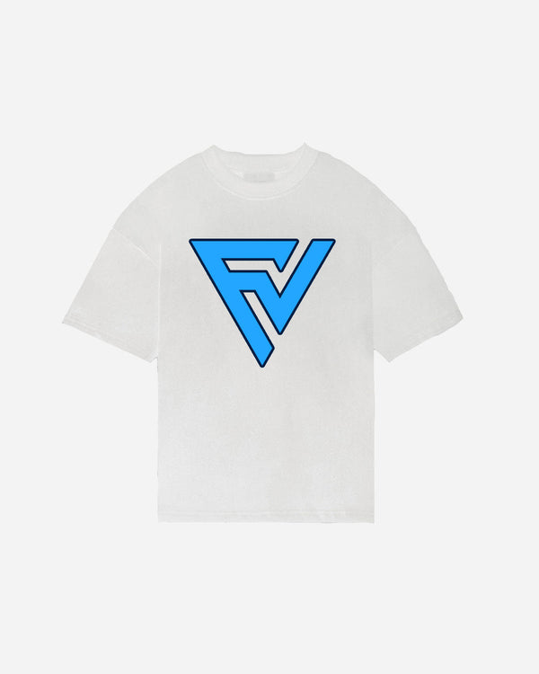 FVV Oversized OG T-Shirt - White/Baby Blue